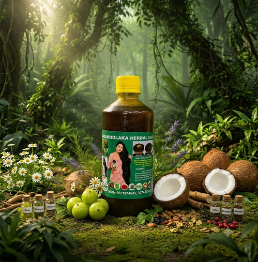 🔻500 ML3 mix Adivasi Bringamoolaka Herbal Hair Oil🌿