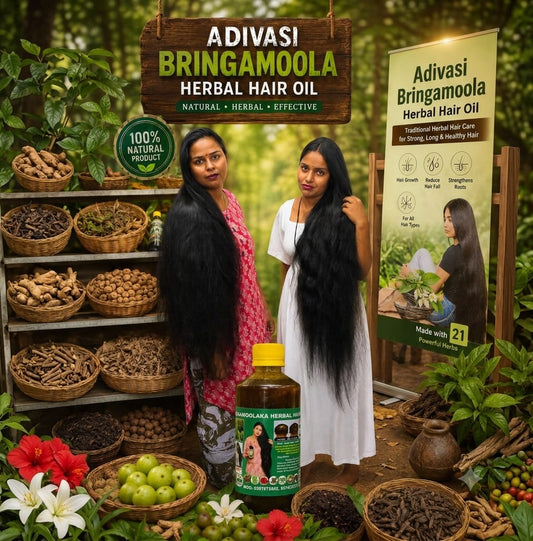 🔻250 ML Adivasi Bringamoolaka Herbal Hair Oil🌿
